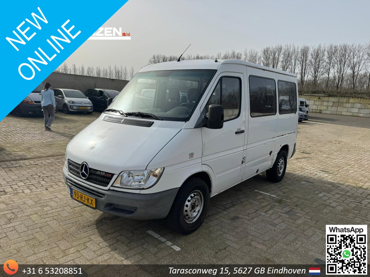 Mercedes-Benz Sprinter - 208 CDI 300 | € 3.950,- MARGE! | Bijrijdersbank | Airco | - AutoWereld.nl