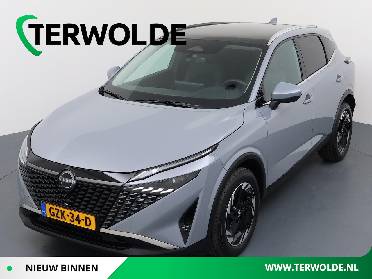 Nissan Qashqai - 1.3 MHEV Xtronic N-Connecta | AUTOMAAT | Panoramadak | Origineel NL | Stoel-, Stuur- & Voo - AutoWereld.nl