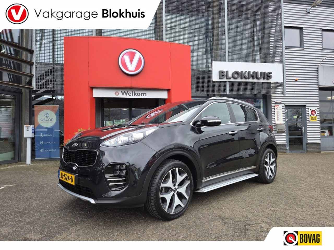 Kia Sportage - 1.6 T-GDI GT-Line | Leer | Trekhaak | Sidebars - AutoWereld.nl