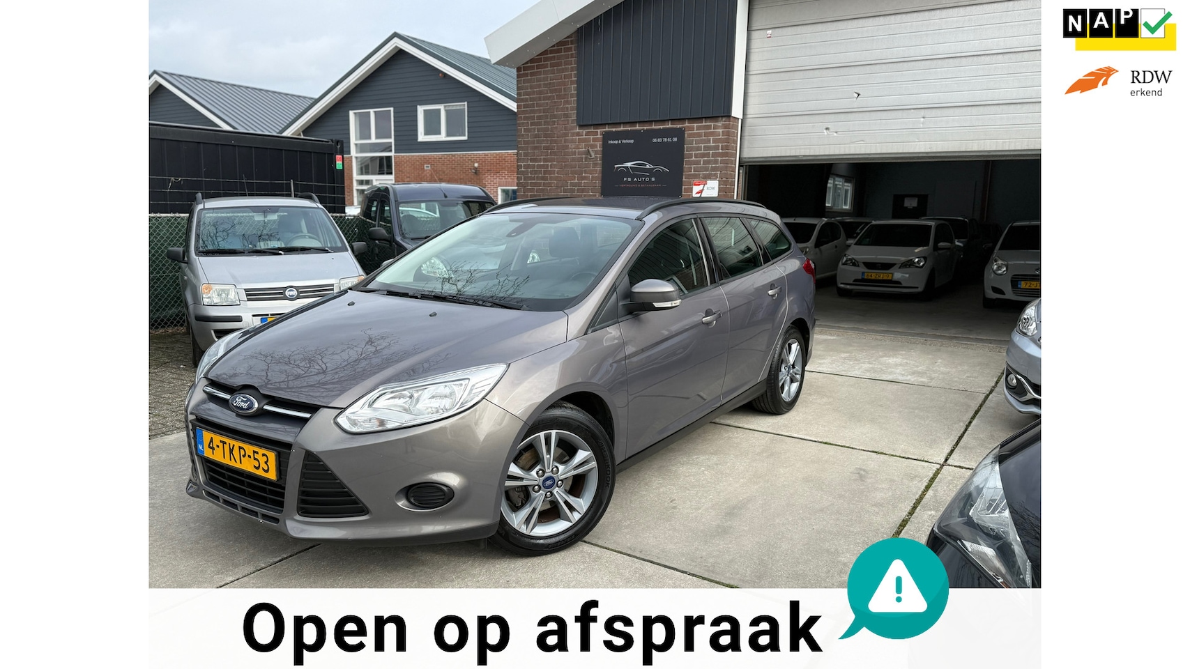 Ford Focus Wagon - 1.0 EcoBoost Edition |1 EIGN|NEW APK|CRUISE|AIRCO|PARKSENSOR|MULT.STUUR|2 SLEUTELS|NAVI|AU - AutoWereld.nl
