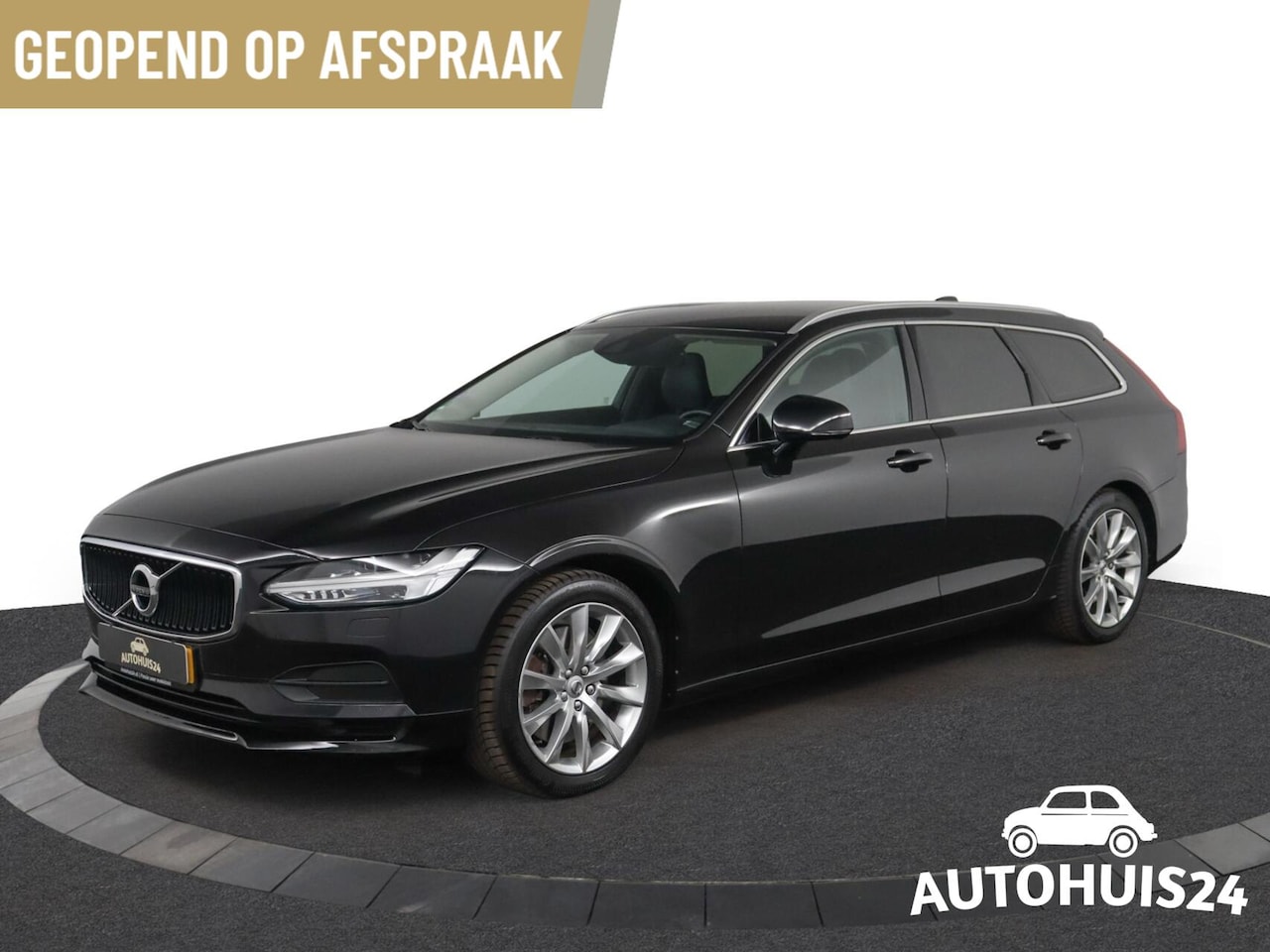Volvo V90 - 2.0 T4 Momentum KEYLESS TREKHAAK PILOT LED LEDER - AutoWereld.nl