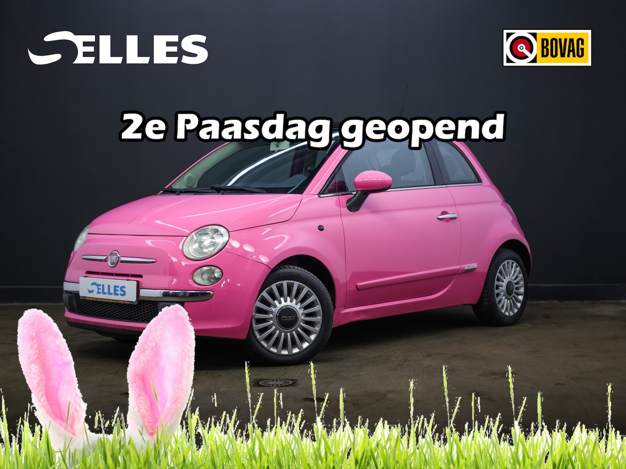 Fiat 500 - 1.2 Rosa | Automaat | Opendak - AutoWereld.nl