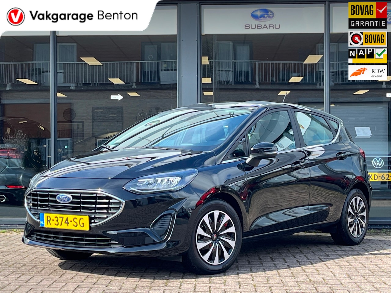 Ford Fiesta - 1.0 EcoBoost Hybrid Titanium | Navigatie | Apple CarPlay | Airco | PDC | Cruise Control - AutoWereld.nl
