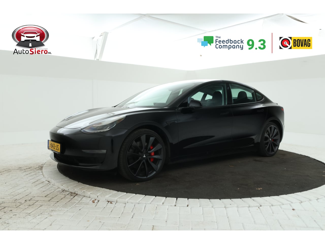 Tesla Model 3 - Performance AWD 75 kWh Full Black! Track Modus, Stoelverwarming - AutoWereld.nl