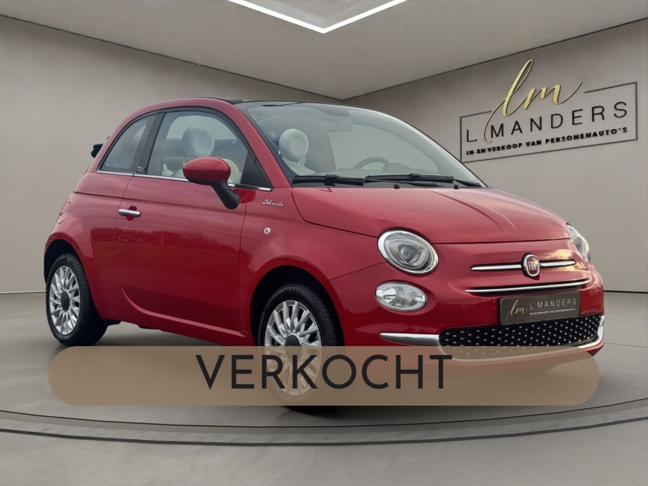 Fiat 500 C - 1.0 Hybrid Dolcevita 2023 ROOD | Cruise Control | Apple CarPlay - AutoWereld.nl