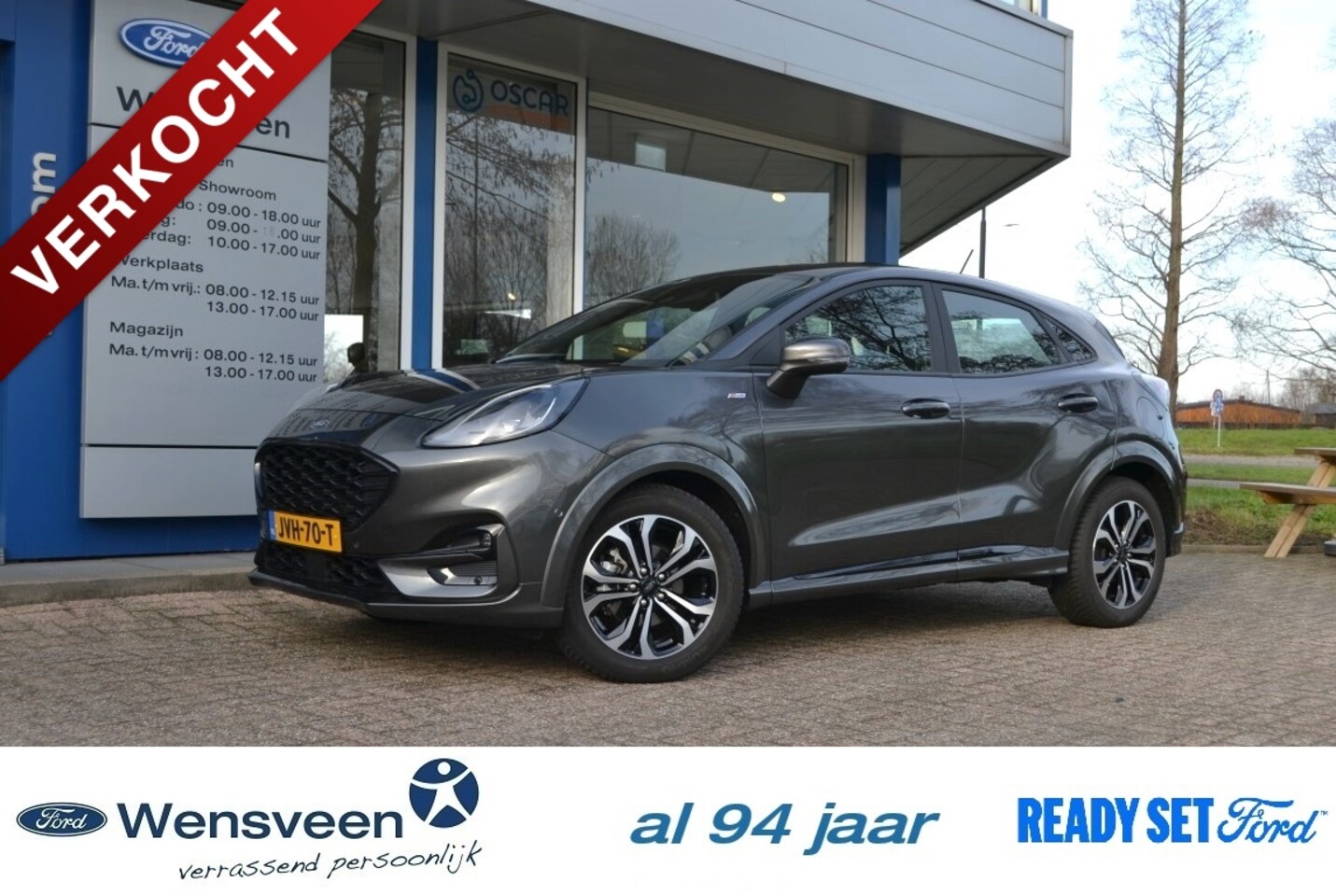 Ford Puma - 1.0T 125pk ECOBOOST Hybrid ST-Line AUT. | trekhaak, winter pack - AutoWereld.nl