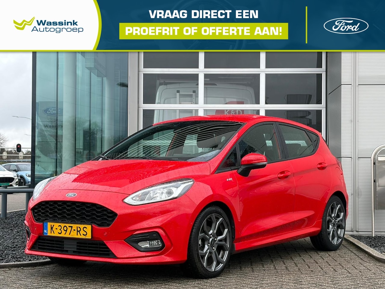 Ford Fiesta - 1.0 Automaat 125pk 5dr ST-Line | Navigatie | Carplay | Cruise control | - AutoWereld.nl