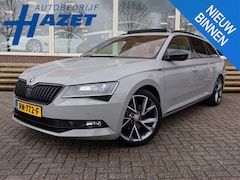 Skoda Superb Combi - 1.4 TSI ACT 150 PK SPORTLINE DSG AUT. *STEEL GREY* + WEGKL. TREKHAAK | PANORAMA | 19 INCH