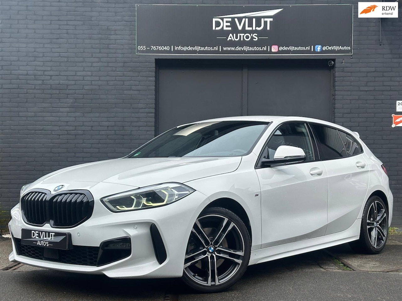 BMW 1-serie - 118i High E | M-Pakket | Carplay | Climate Control | Cruise Control | Halfleer | Led | Sto - AutoWereld.nl