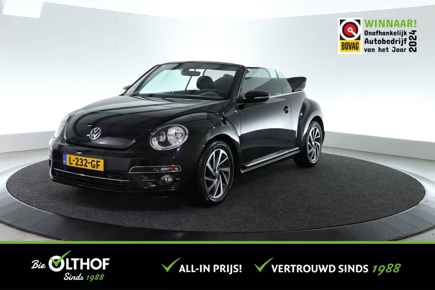 Volkswagen Beetle Cabriolet - | 1.2 TSI Exclusive Series | CARPLAY | AIRCO | STOELVERW. | - AutoWereld.nl