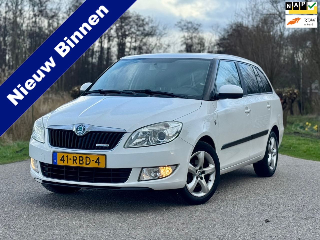 Skoda Fabia Combi - 1.2 TDI Greenline Airco Cruise Control 15Inch Perfect Onderhouden NAP - AutoWereld.nl