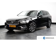 Volvo V60 - 2.0 T6 Plug-in hybrid AWD Plus Bright | Trekhaak | Panoramadak | Leder |