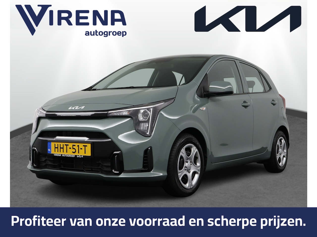 Kia Picanto - 1.0 DPI DynamicLine Airco - Navigatie - Cruise Control - Apple/Android Carplay - Fabrieksg - AutoWereld.nl