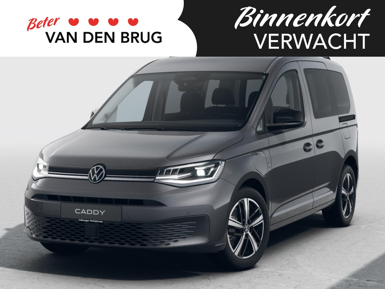 Volkswagen Caddy - Bedrijfswagens Combi Style 1.5 eHybrid EU6 110 kW (150 pk) | ACC | LED | Navigatie | Clima - AutoWereld.nl