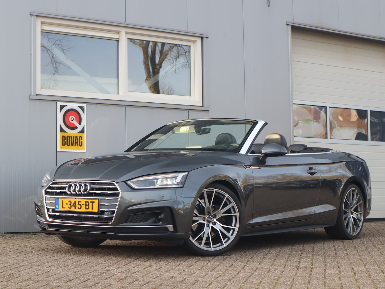 Audi A5 Cabriolet - 2.0 TFSI MHEV Sport Pro Line S / Stoel & Nek verw. / B&O audio / Massage / Leder / Adapti - AutoWereld.nl