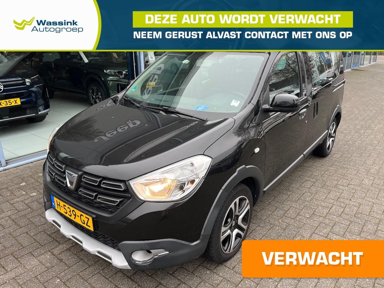 Dacia Dokker - 1.2 Tce 115pk Ambiance | Afneembare Trekhaak 1200KG | All Season Banden | Airco | Camera | - AutoWereld.nl