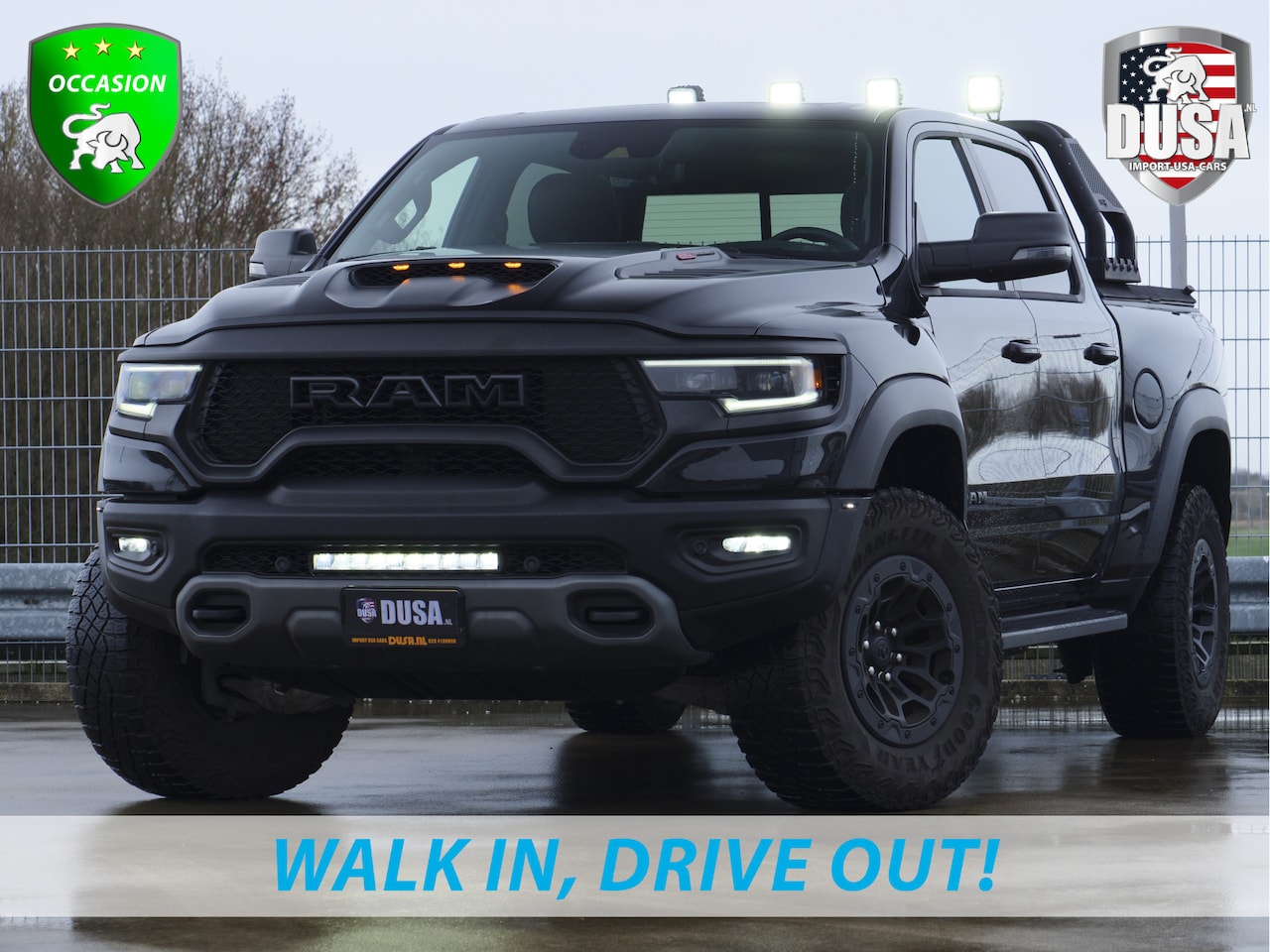 Dodge Ram 1500 - TRX | 6.2 Supercharged V8 | 4x4 | Crew Cab | Last Call | Diamond cover | RAMBAR | Led gril - AutoWereld.nl