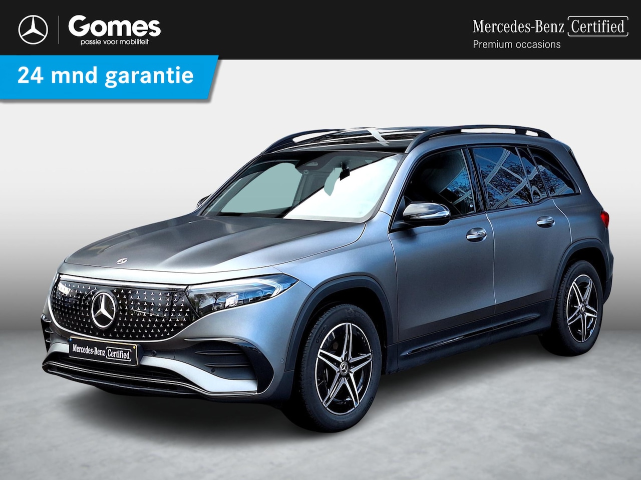 Mercedes-Benz EQB - 250+ AMG Line | Night Pakket | Panoramadak | Dodehoekassistent | Donkergetint Glas Achter - AutoWereld.nl