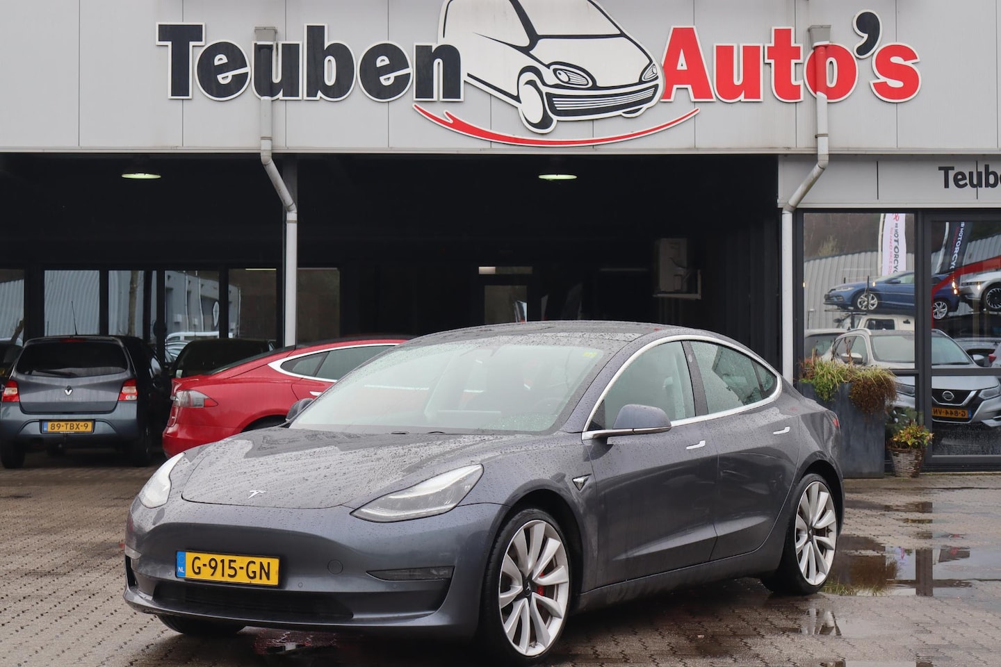 Tesla Model 3 - Performance AWD 75 kWh Autopilot computer 3.0, Auto moet nog gereinigd worden, Cruise cont - AutoWereld.nl