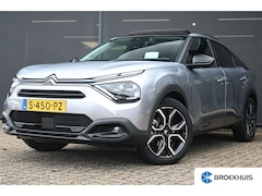 Citroën Ë-C4 - Shine Pack Business 50 kWh 3 Fase 100%SOH Schuif/-Kanteldak | Leder | HUD | Navigatie | Ac