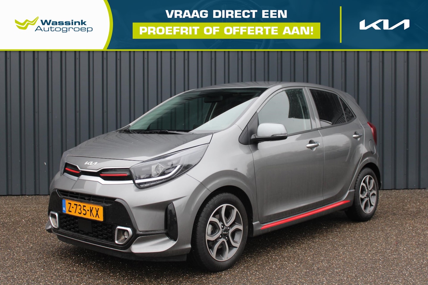 Kia Picanto - 1.0 DPi 67pk 4-zits GT-Line Camera | DAB | Climate Control | Navigatie NL Auto - AutoWereld.nl