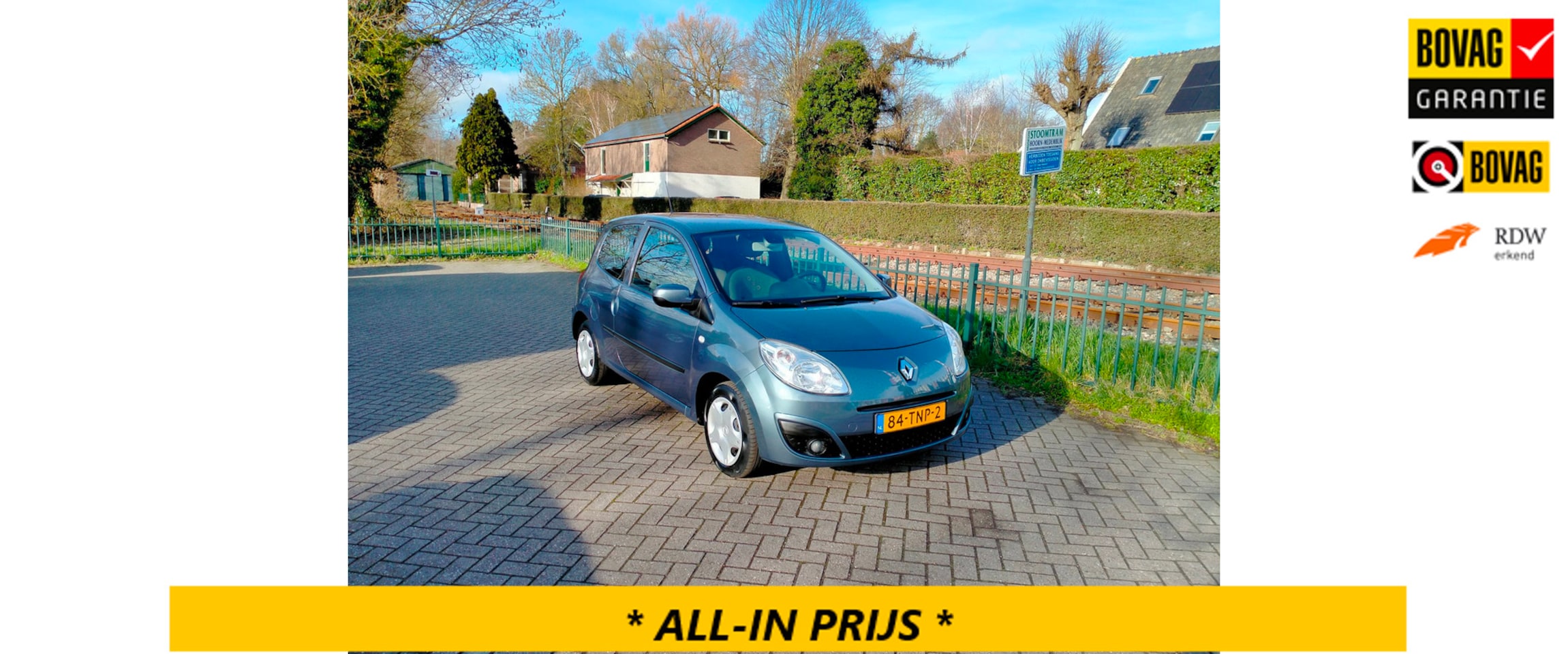 Renault Twingo - 1.2-16V Dynamique AUTOMAAT airco dubbele achterstoel ALLINPRIJS - AutoWereld.nl