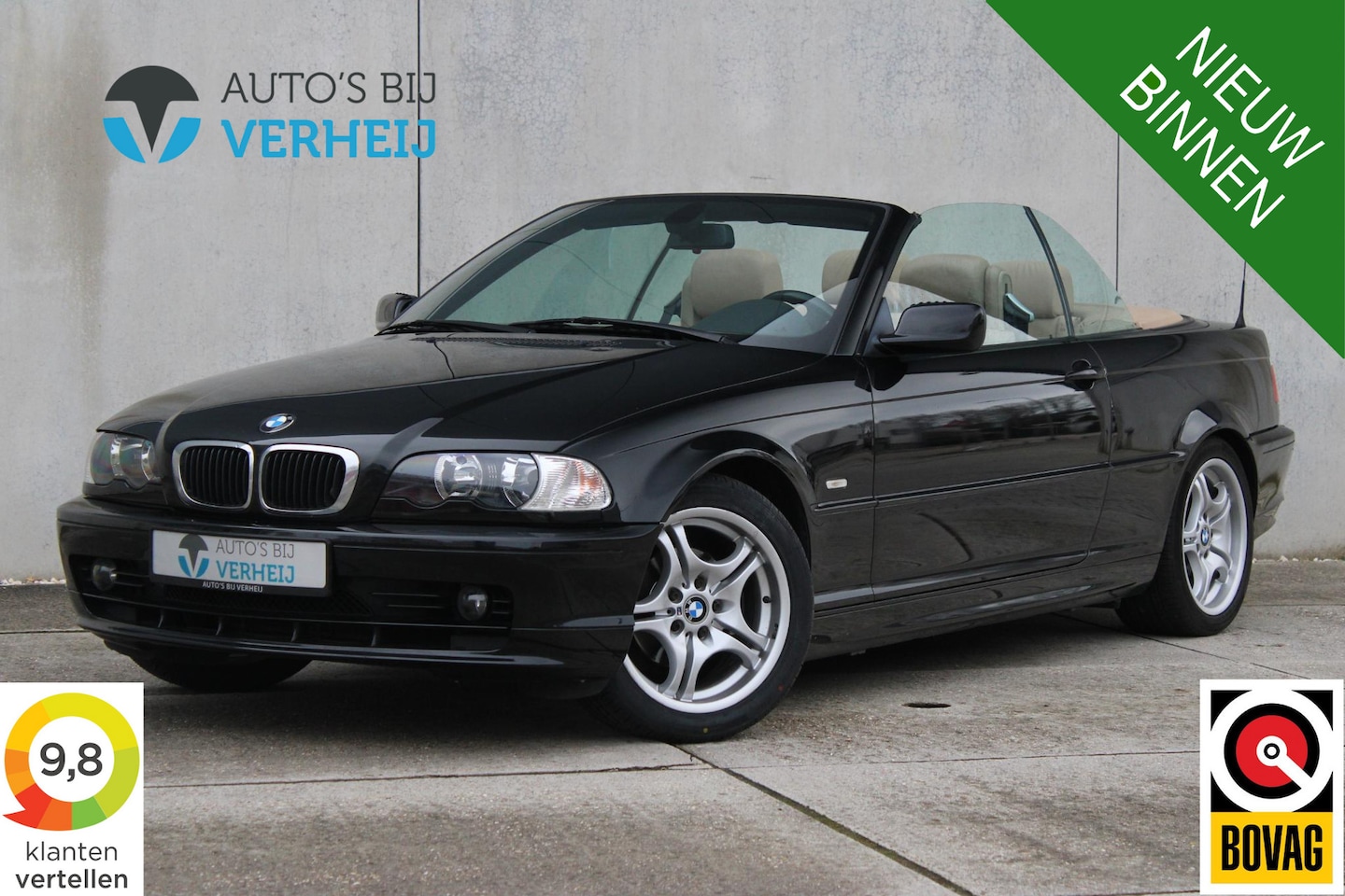 BMW 3-serie Cabrio - 318Ci Executive / ELEKTR. CABRIO DAK / HARDTOP / STOELVERWARMING / YOUNGTIMER - AutoWereld.nl
