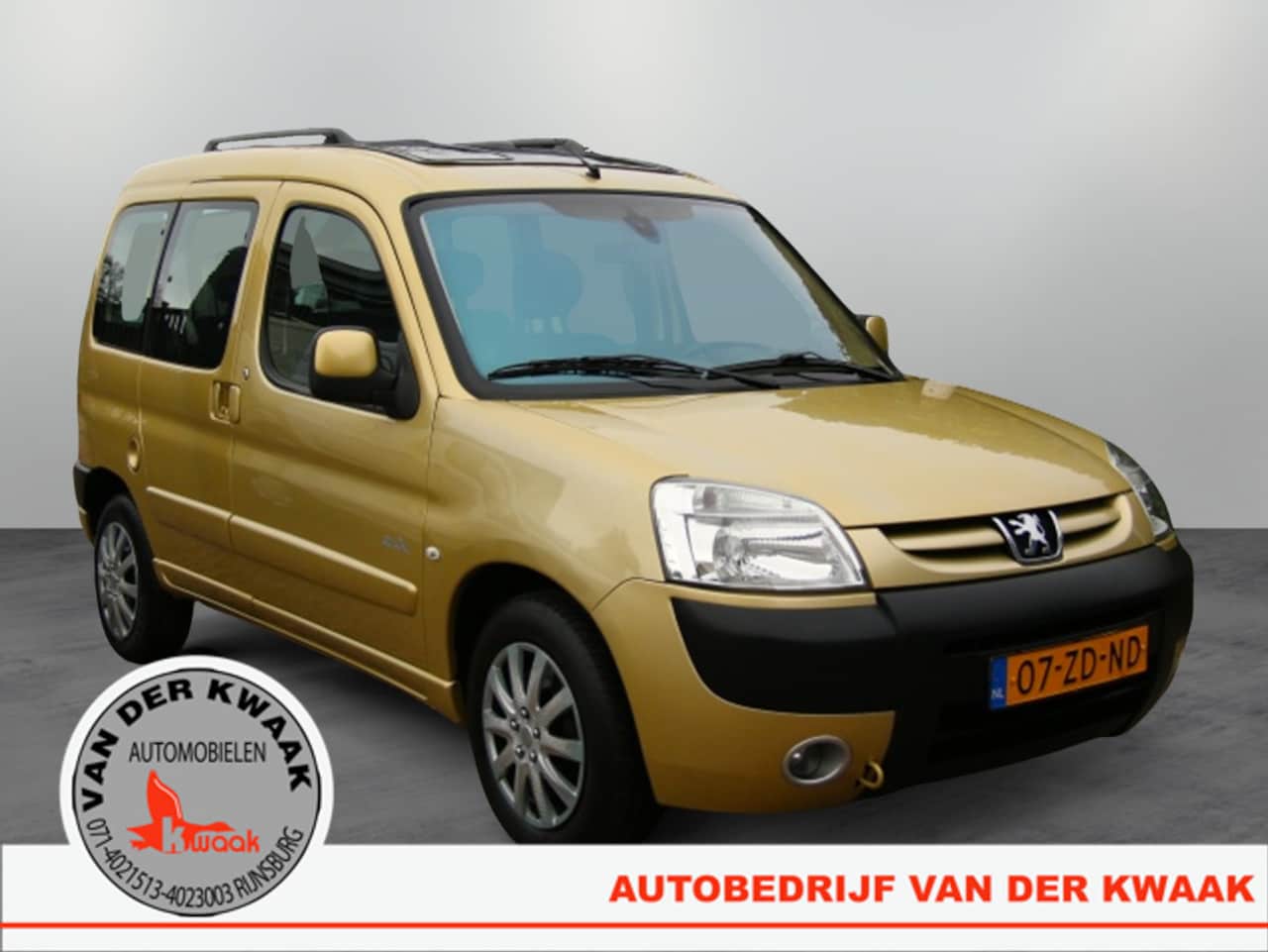 Peugeot Partner MPV - 1.6-16V Zenith 4 1.6-16V Zenith 4 - AutoWereld.nl