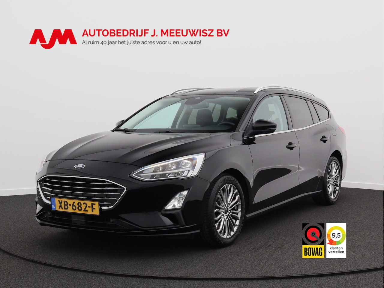 Ford Focus Wagon - 1.0 EcoBoost Titanium Business/ lage km/ compleet! - AutoWereld.nl