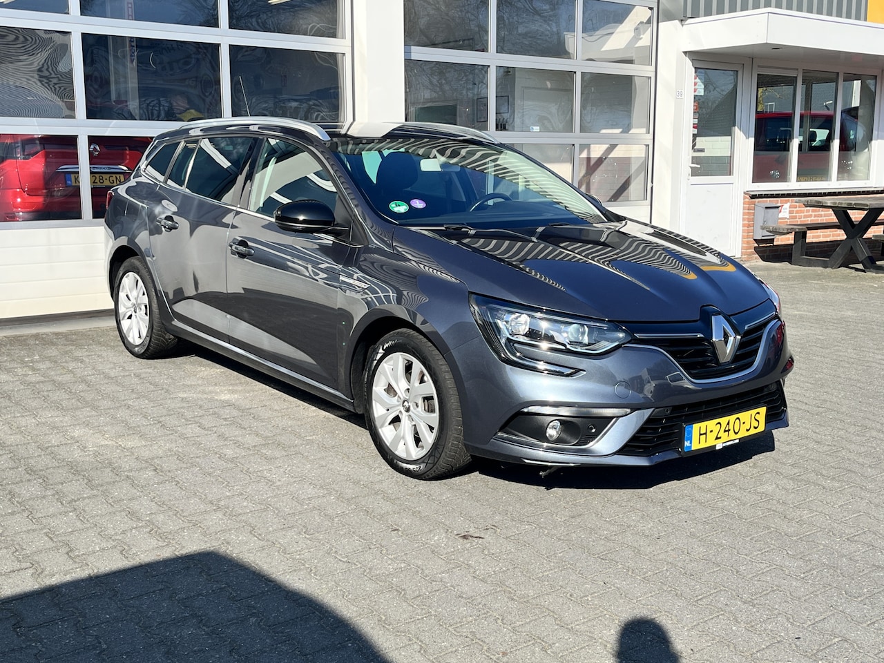 Renault Mégane Estate - 1.3 TCe Limited Airco Trekhaak Parkeerhulp voor en achter Getint glas vanaf B-styl Lichtme - AutoWereld.nl