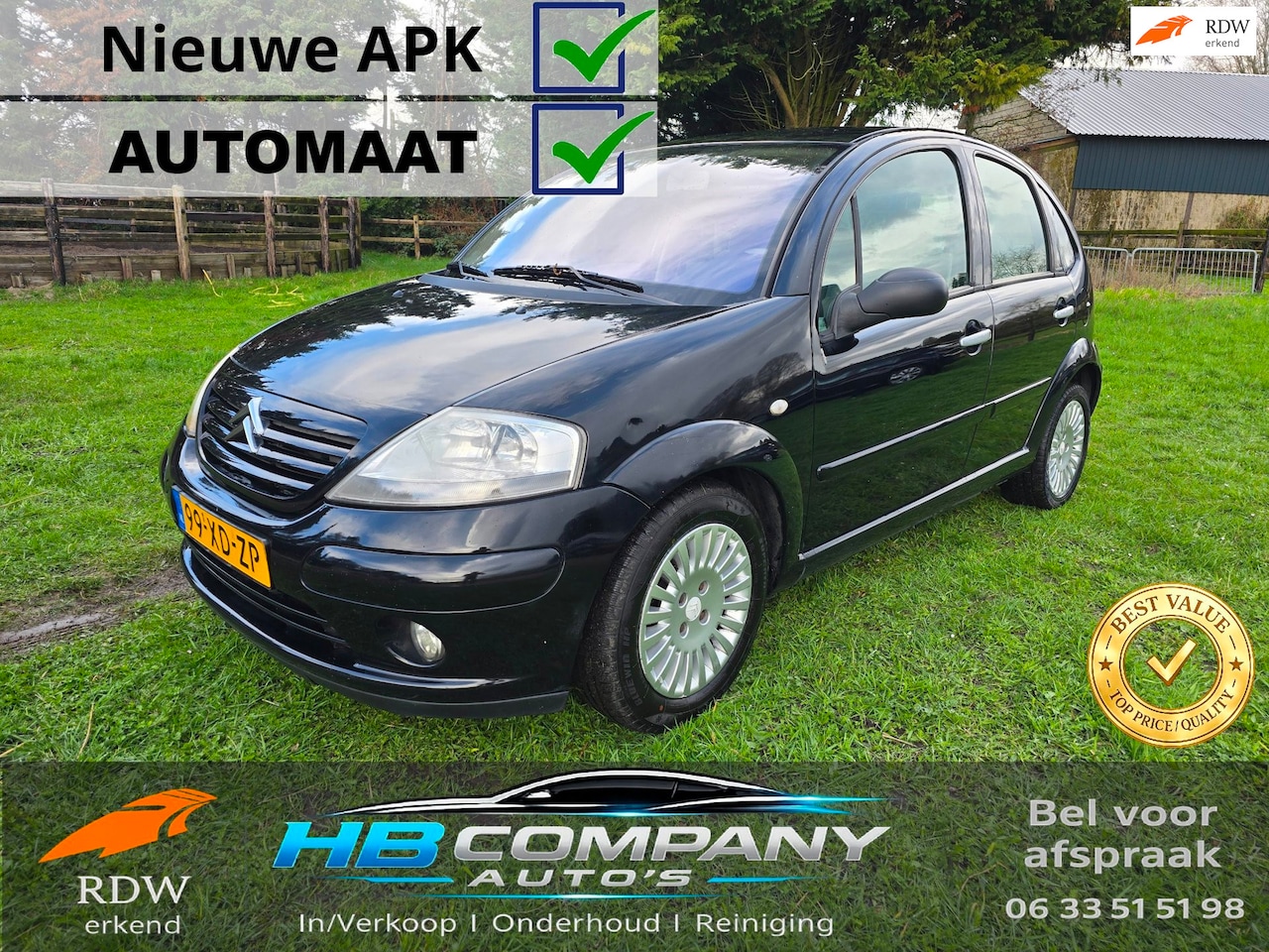 Citroën C3 - 1.4i Exclusive | AUTOMAAT | Nieuwe APK | Airco - AutoWereld.nl