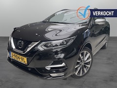 Nissan Qashqai - 1.3 DIG-T Tekna + [ DEALER OH I TREKHAAK I LEDER I PANO ]
