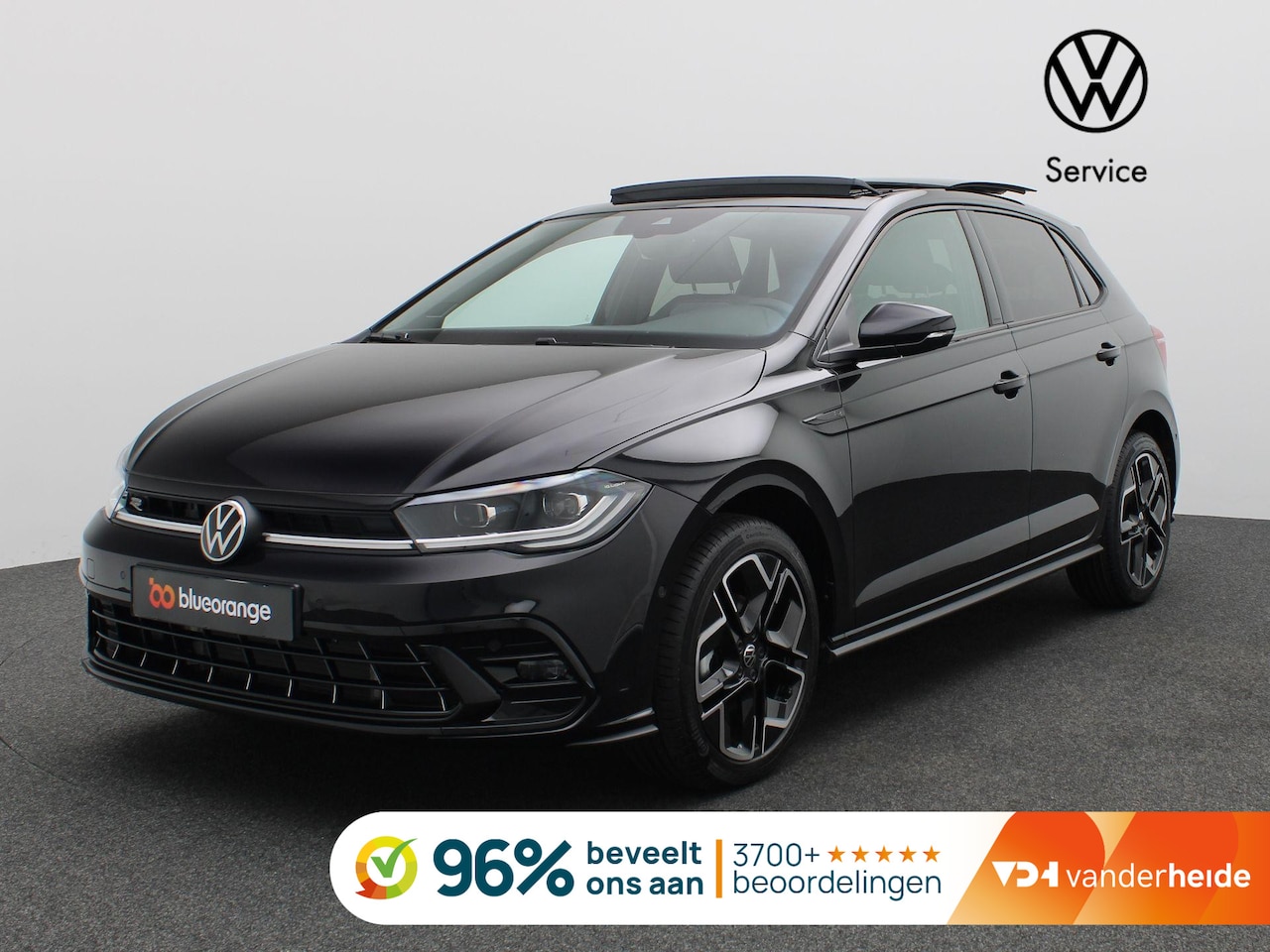 Volkswagen Polo - 1.0 TSI R-Line Edition 110PK DSG Pano-Schuifdak, Keyless, Matrix LED-Verlichting, Side Ass - AutoWereld.nl