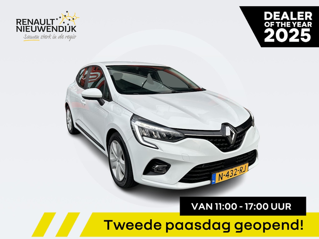 Renault Clio - 1.6 E-Tech Hybrid 145 Business Zen | TREKHAAK | CAMERA | PARKEERSENSOREN V+A | AIRCONDITIO - AutoWereld.nl