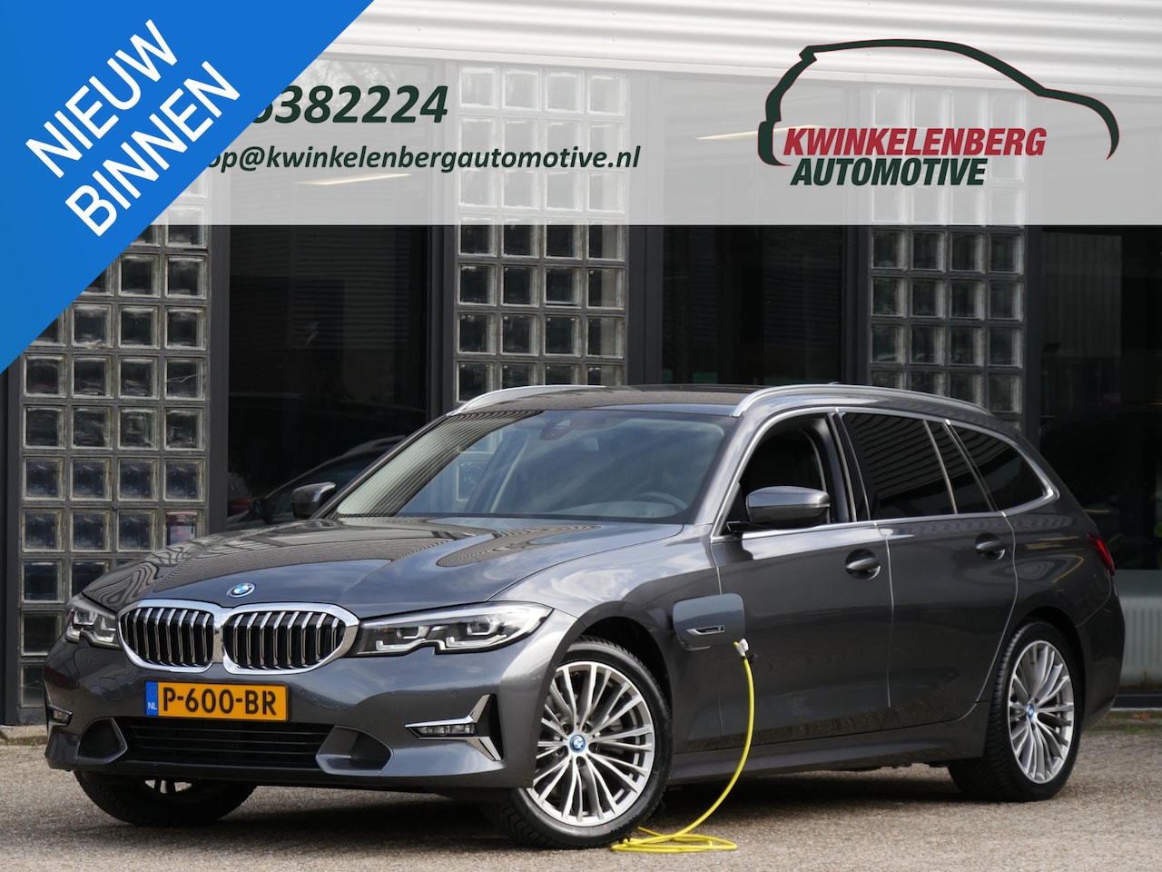 BMW 3-serie Touring - 320e LEER/ CAMERA/ ELEKT. KLEP/ SFEERVERLICHTING/ 18" BREEDSET MET 4 NIEUWE ALL-SEASON BAN - AutoWereld.nl