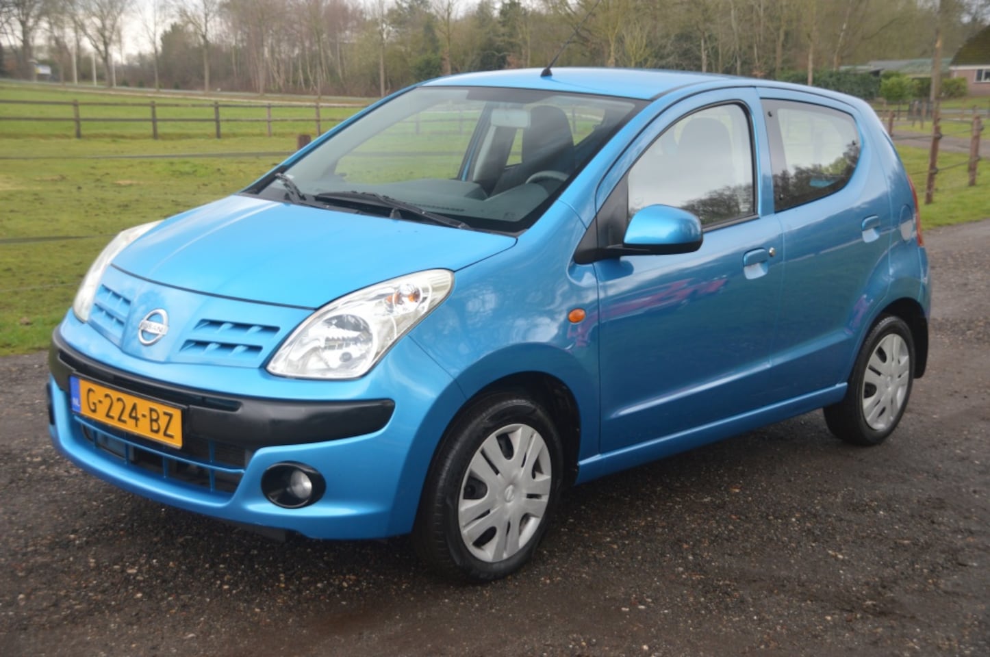 Nissan Pixo - 1.0 Acenta Blauw Airco - AutoWereld.nl