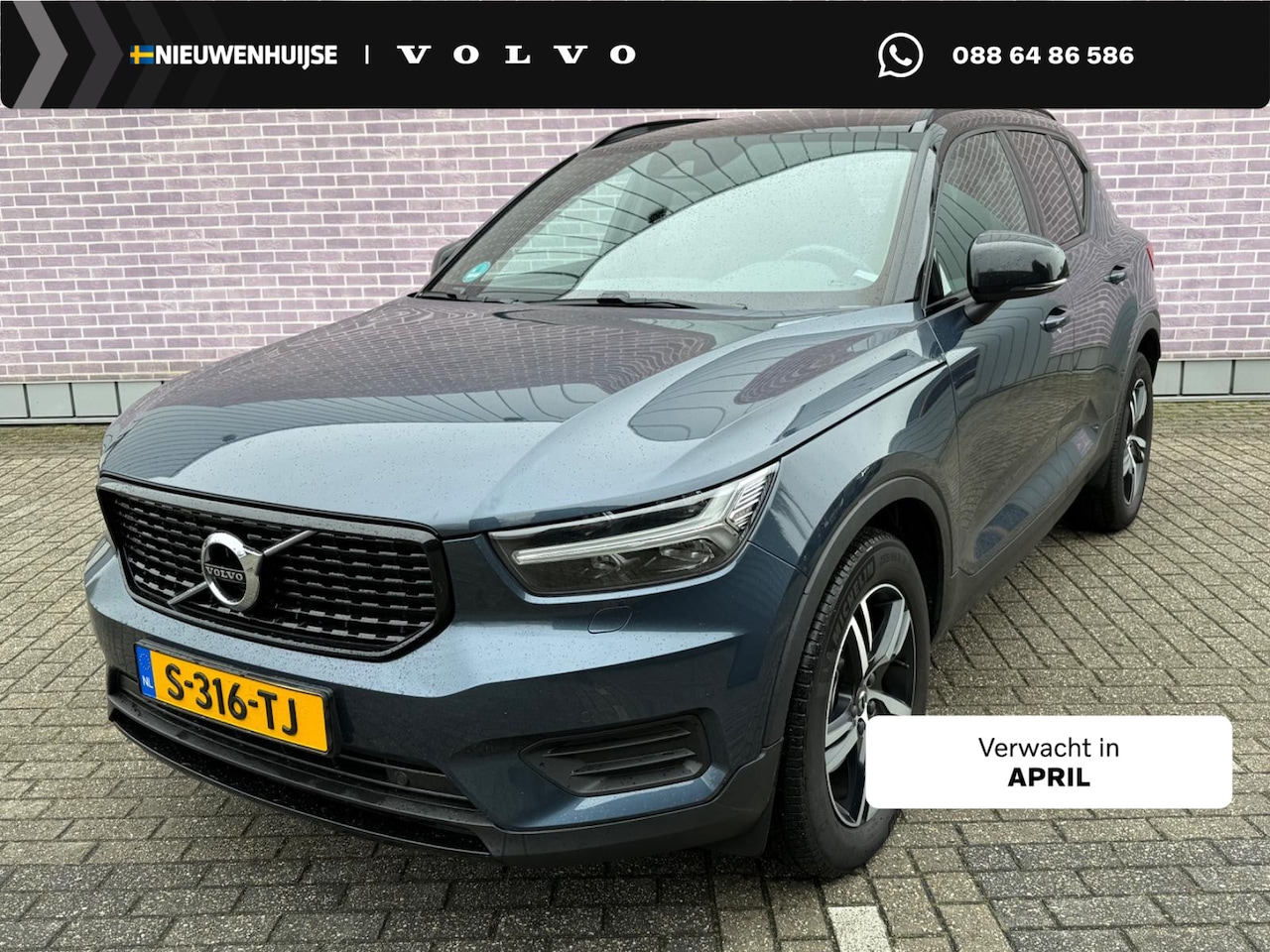 Volvo XC40 - 2.0 B4 R-Design | Trekhaak | Achteruitrijcamera | Parkeersensoren | Keyless Entry | Elektr - AutoWereld.nl