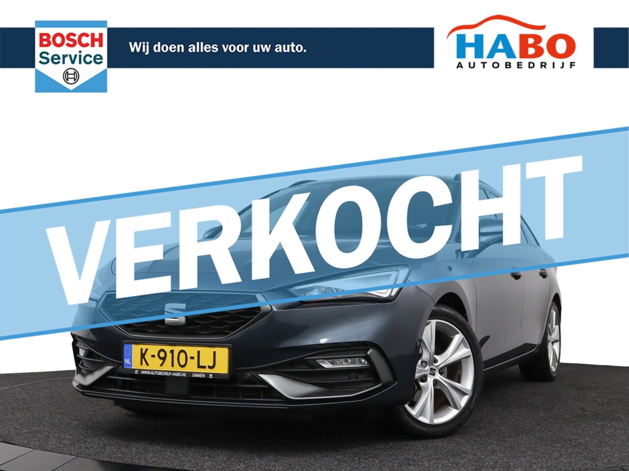 SEAT Leon Sportstourer - 1.5 E-TSI FR LAUNCH EDITION DSG-7 AUTOMAAT ECC/ADAPTIVE.CRUISE/NAV/PARK.SENS/WEGKLAPB.TREK - AutoWereld.nl