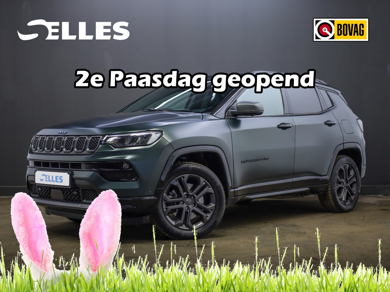 Jeep Compass - 4xe 190 Plug-in Hybrid Electric Limited 80th Anniversary | Speciale Uitvoering | 360 Camer - AutoWereld.nl