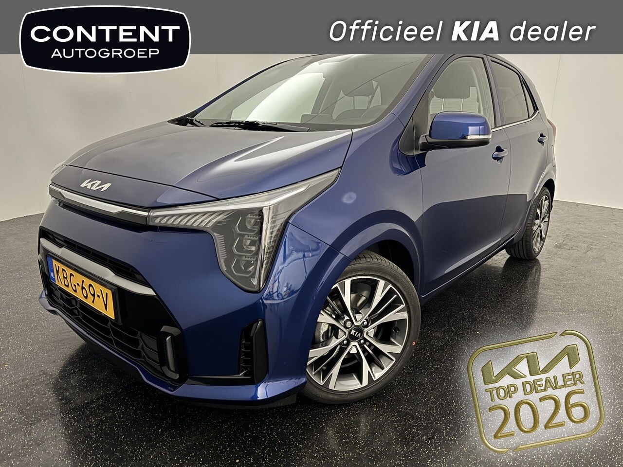 Kia Picanto - 1.0 AMT automaat 4-zits DynamicPlusLine 16" velgen - AutoWereld.nl