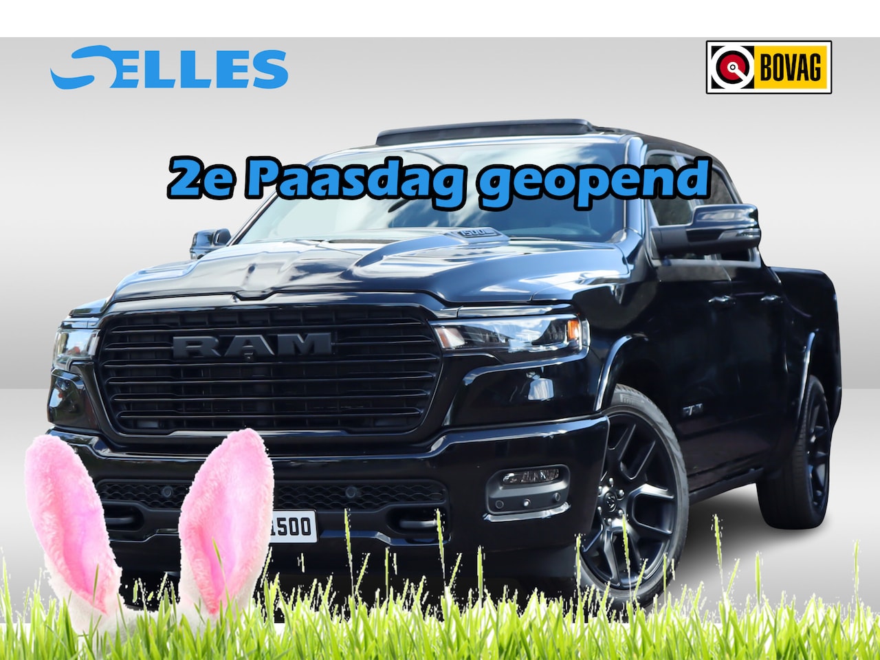 Dodge Ram 1500 - 2025 3.0L HURRICANE LARAMIE Night Premium | BPM VRIJ | NIEUW  | LPG in of onderbouw | Deks - AutoWereld.nl