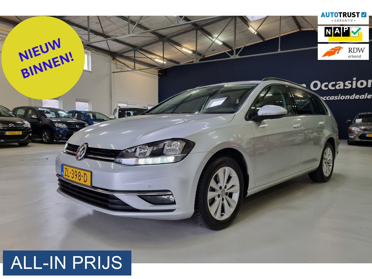 Volkswagen Golf Variant - 1.0 TSI Comfortline AUTOMAAT 7-TRAPS ✅CARPLAY ✅TREKHAAK - AutoWereld.nl