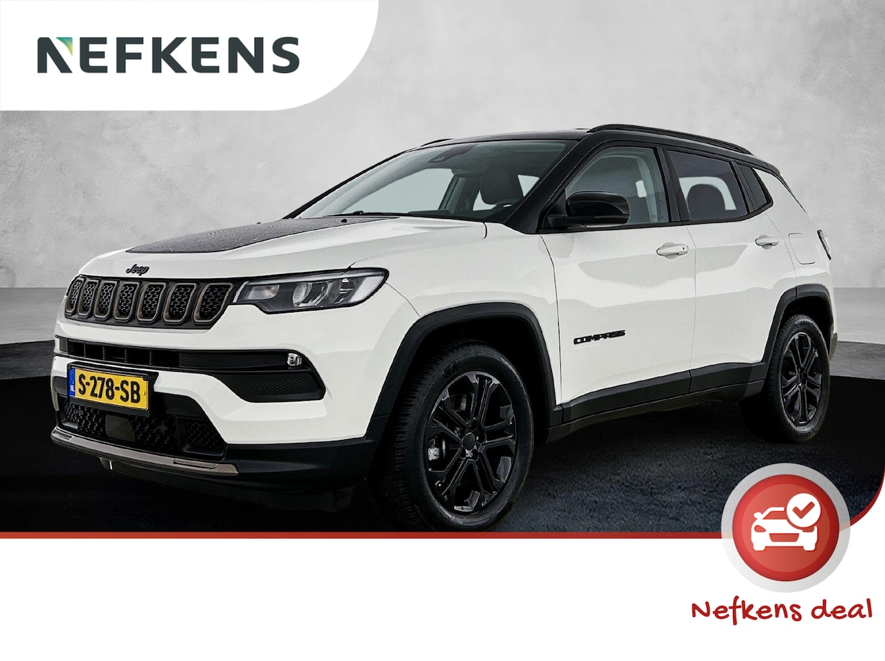 Jeep Compass - 4xe Plug-in Hybrid Electric Upland 240pk Automaat | Navigatie | Adaptieve Cruise Control | - AutoWereld.nl