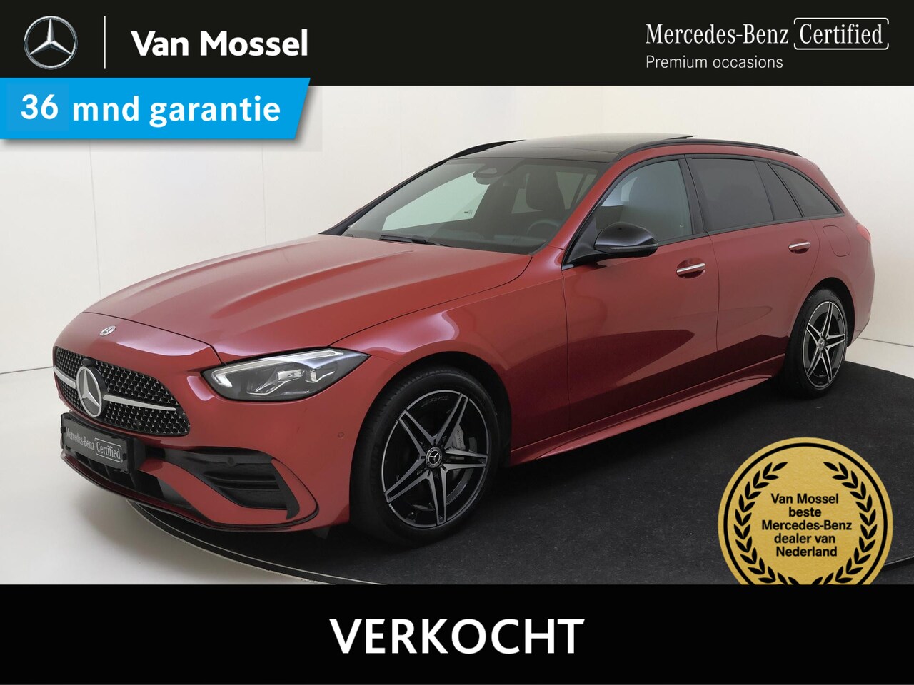 Mercedes-Benz C-klasse Estate - 300 e Star Edition LIMITED / AMG/ Night/ Panoramadak/ DISTRONIC - AutoWereld.nl