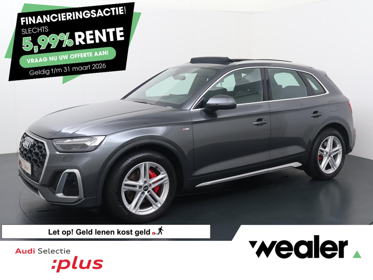 Audi Q5 - 50 TFSI e S edition | 299 PK | SoH 100% | Matrix LED koplampen | Panoramadak | Luchtvering - AutoWereld.nl