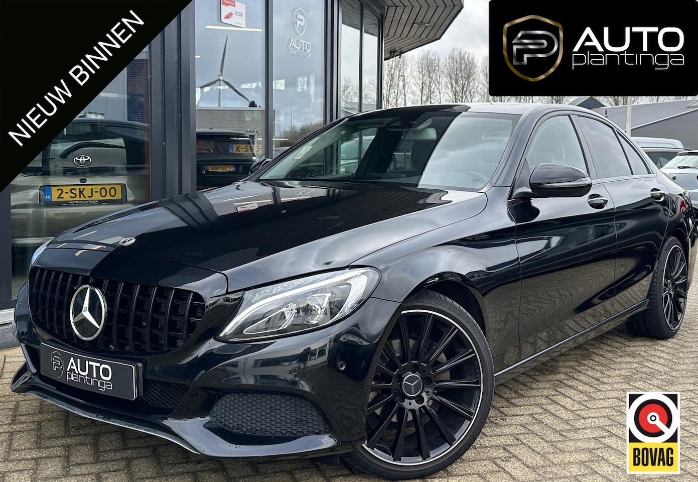 Mercedes-Benz C-klasse - 180 Business Solution AMG | BOMVOL | Elektrisch Glazen Panorama-dak | Dodehoekdetectie | T - AutoWereld.nl