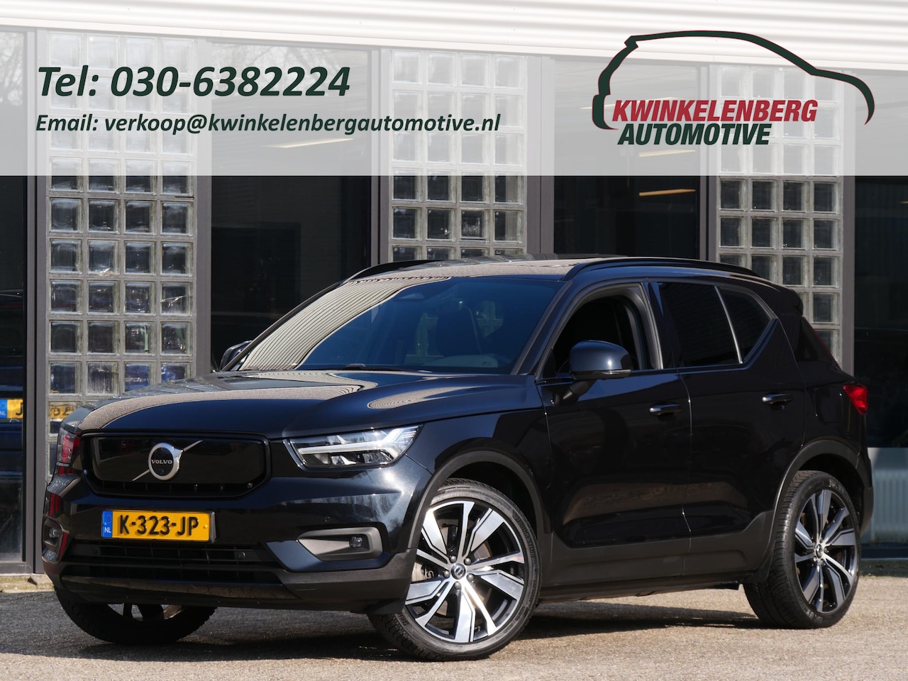 Volvo XC40 - P8 AWD R-DESIGN/ NIEUWE HOOGVOLTACCU/ 360°CAMERA/ PANORAMADAK/ BLIS/ 20INCH VELGEN/ H&K AU - AutoWereld.nl