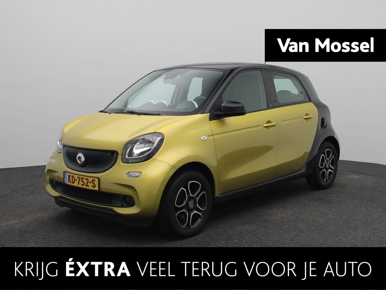 Smart Forfour - 1.0 Prime | panoramadak | Airco | Bluetooth telefoonvoorbereiding | Cruise Control | - AutoWereld.nl
