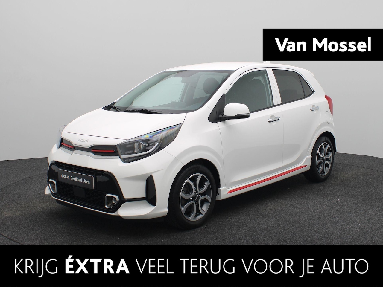 Kia Picanto - 1.0 DPi GT-Line Automaat | Apple Carplay/Android Auto | kunstlederen bekleding | Navigatie - AutoWereld.nl
