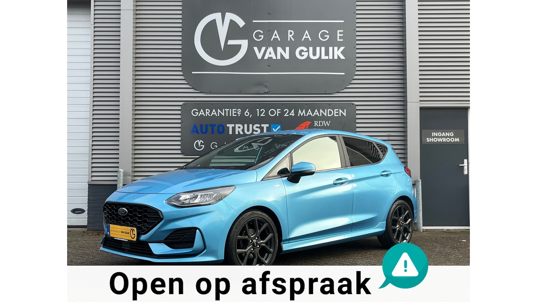 Ford Fiesta - 1.0 EcoBoost Hybrid ST-Line 125PK Clima,Cruise,Isofix,Carplay,Pdc,ElektrRamen+Spiegels,Lan - AutoWereld.nl
